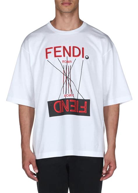 t shirt fendi uomo amazon|fendi fiend t shirt.